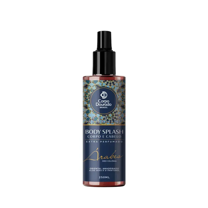 Body Splash Corpo Dourado Árabes 250ml