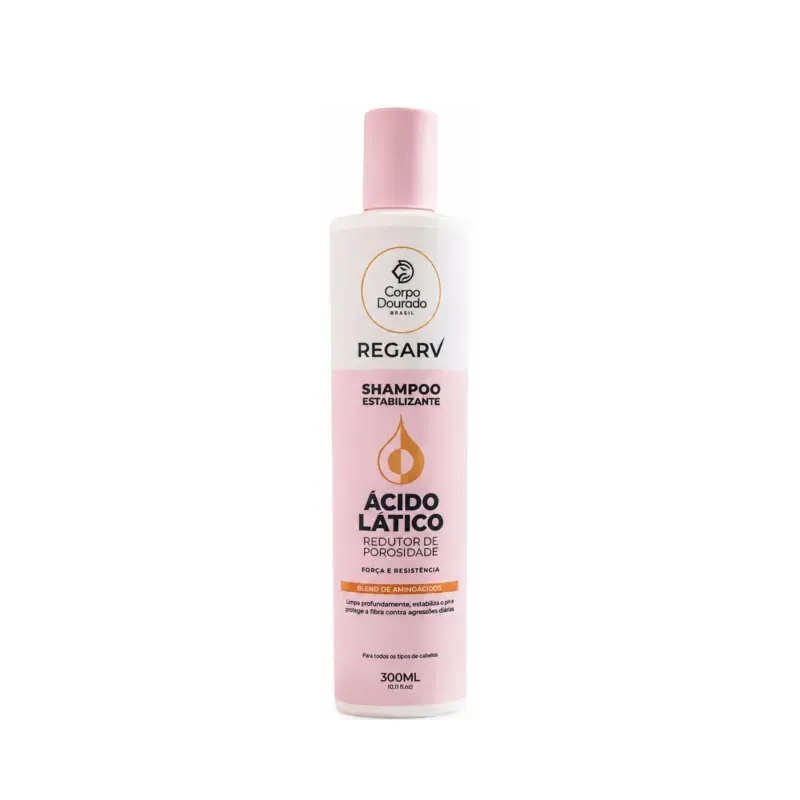 Shampoo Corpo Dourado Regarv Ácido Lático 300ml