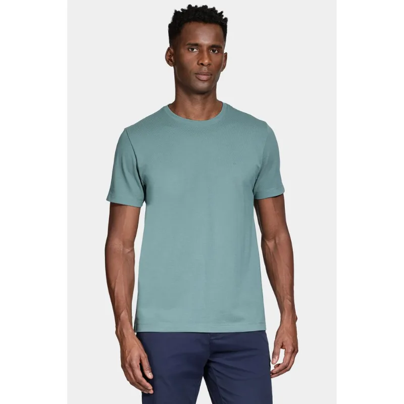 Camiseta Manga Curta Piquet Peruano Verde Bandeira - M