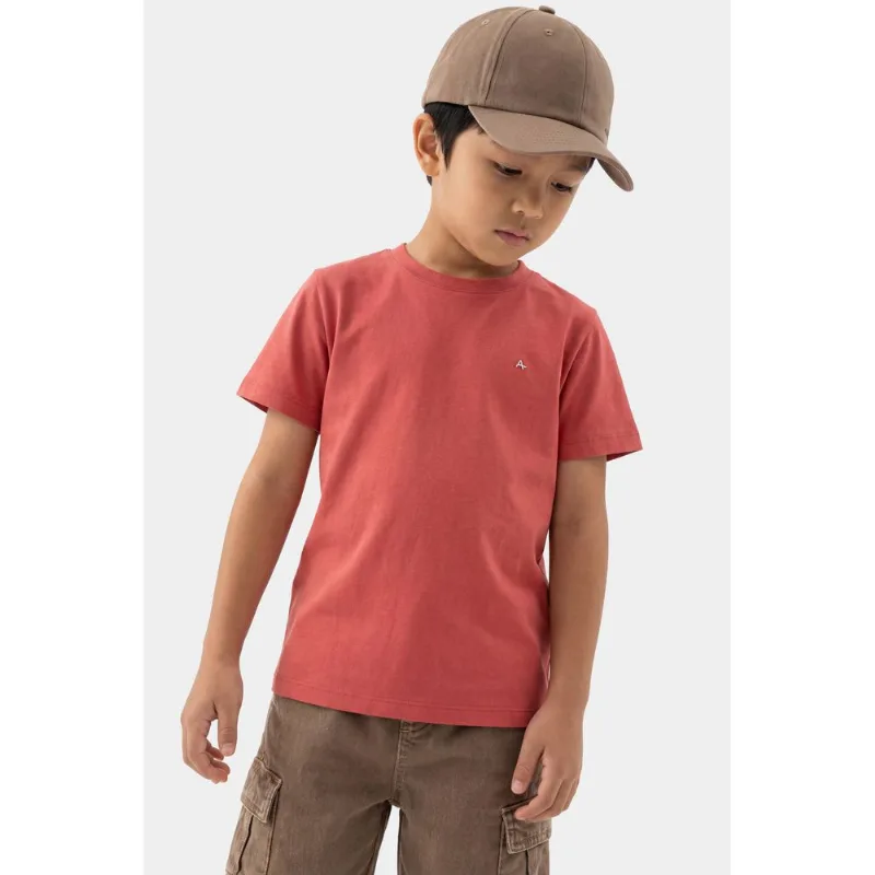 Camiseta Manga Curta Infantil Básica Vermelho - 2