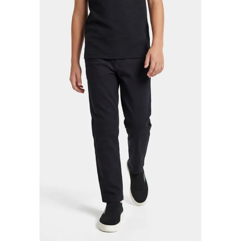 Calça Chino Infantil Comfort Color Preto - 6