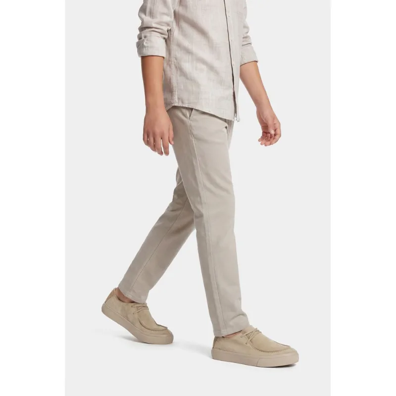 Calça Chino Infantil Comfort Color Areia - 12