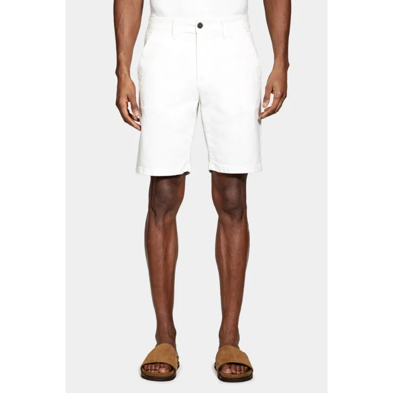 Bermuda Chino Clássica Canvas Off White - 50