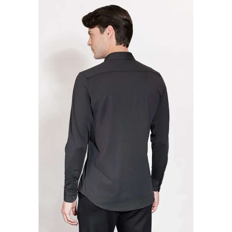 Camisa Manga Longa Air Tech Preto - XGG