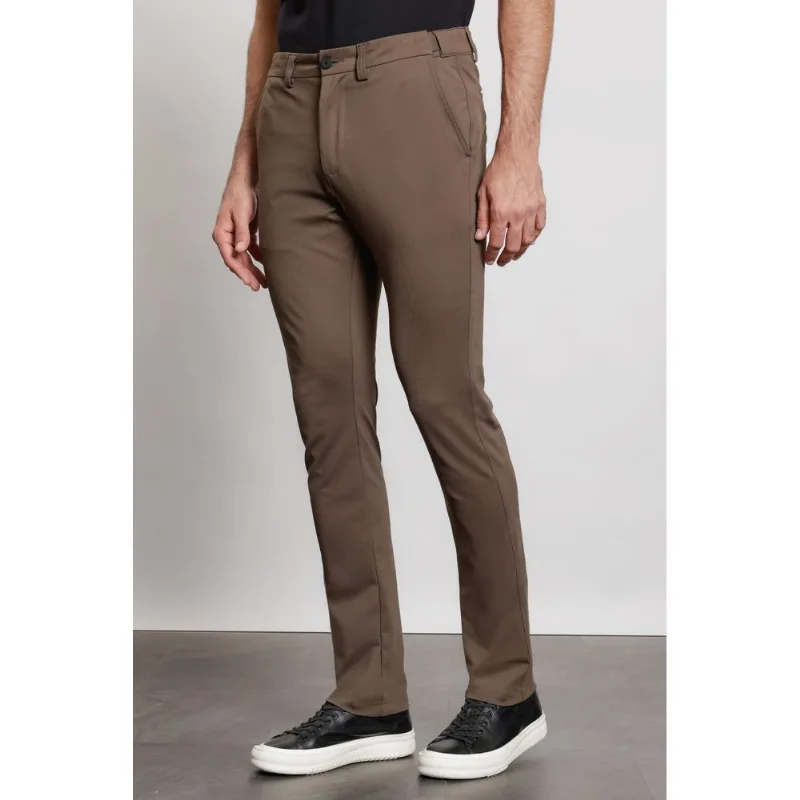 Calça Chino de Malha Moovex Verde Militar - 44