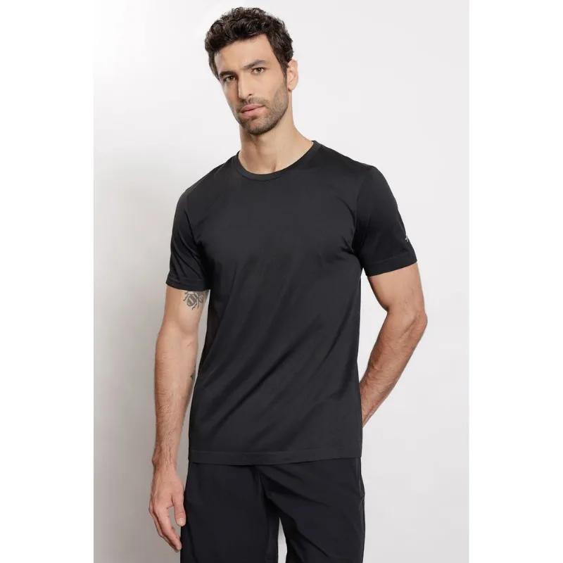 Camiseta Seamless Jacquard Preto - G