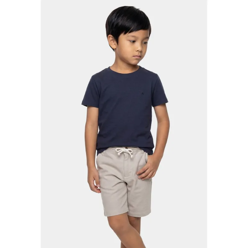 Camiseta Manga Curta Infantil Piquet Algodão Peruano Marinho - XPP