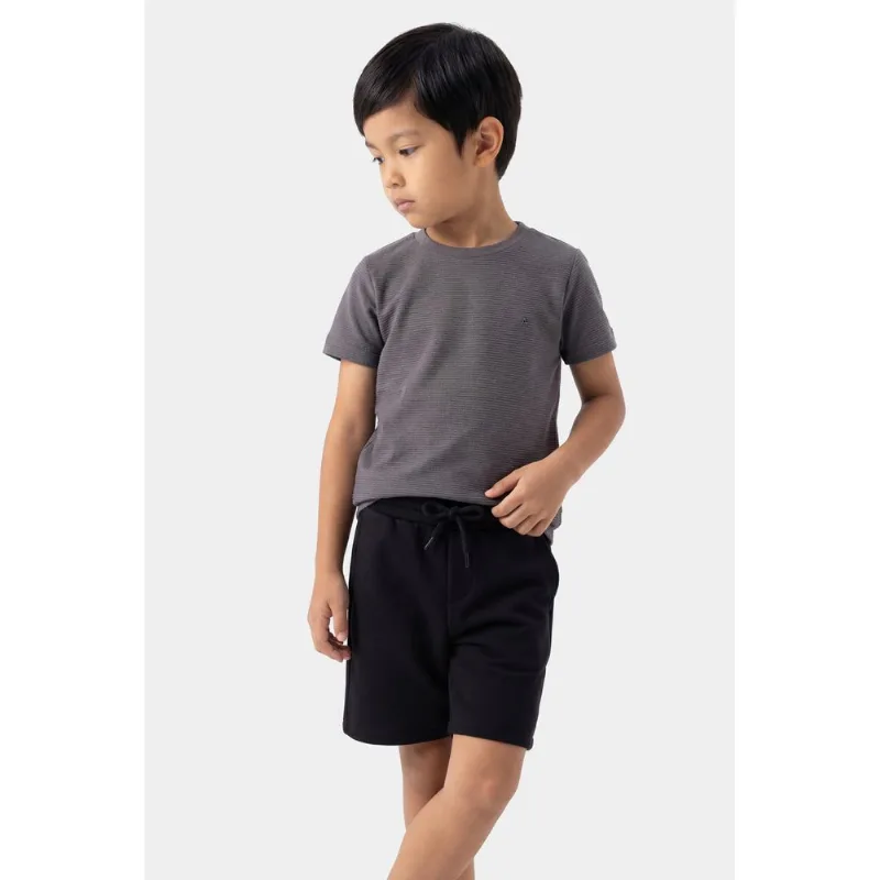 Camiseta Manga Curta Infantil Lisboa Cinza - 8