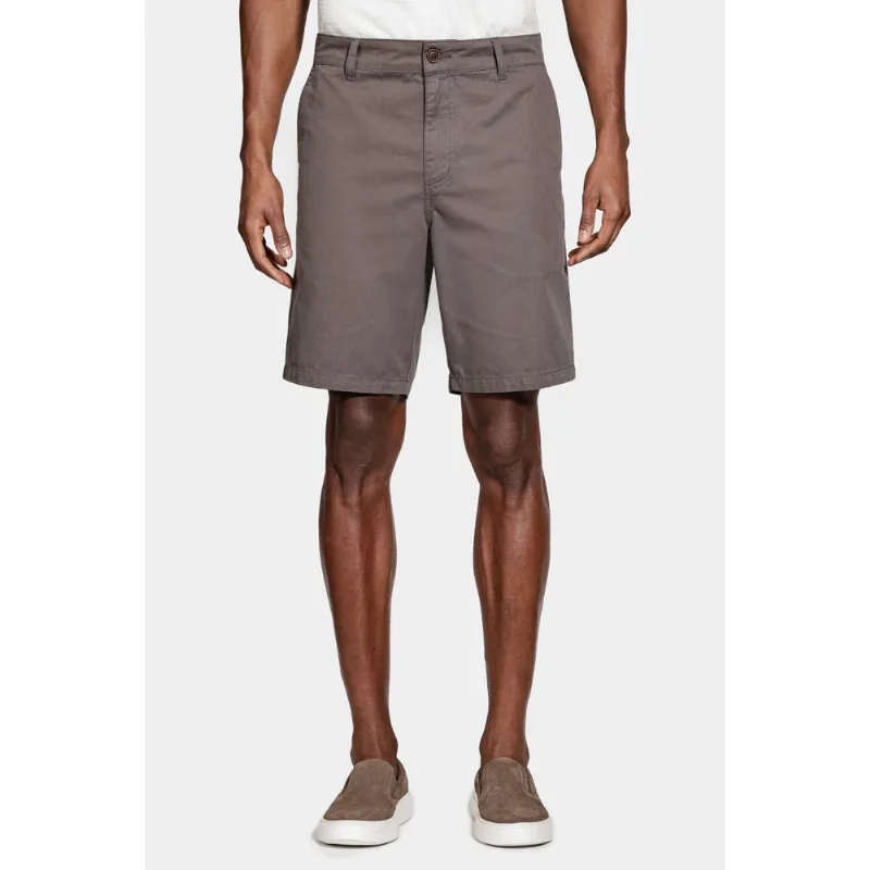 Bermuda Reta Chino Algodão Bolsos Verde Militar - 38