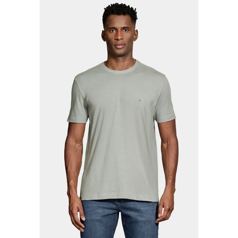 Camiseta Manga Curta Piquet Binado Verde Militar - XXG