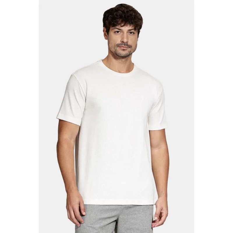 Camiseta Manga Curta Malha Maxilin Natural - G