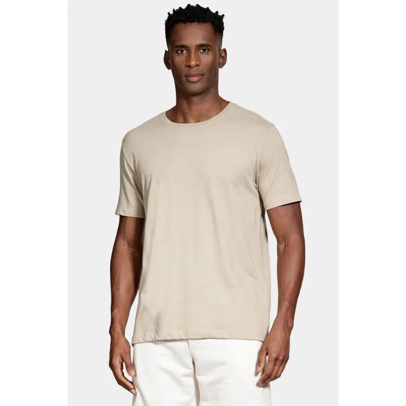 Camiseta Manga Curta Sensation Bege - XGG