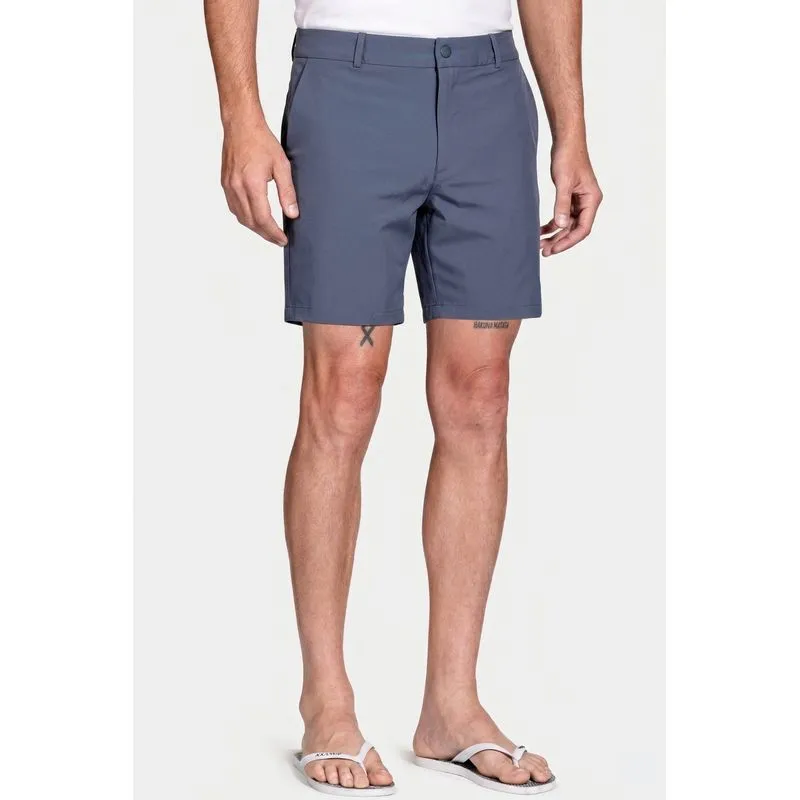 Shorts Tecnológico Com Fivela Navy - 42