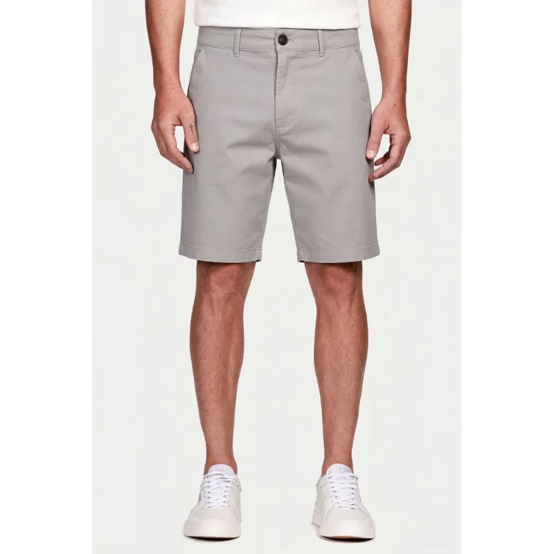 Bermuda Chino Casual em Sarja Cinza - 54