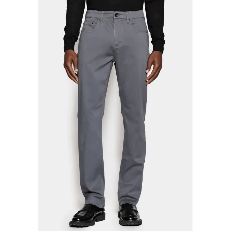 Calça 5 Pockets Slim Color Comfort Chumbo - 48