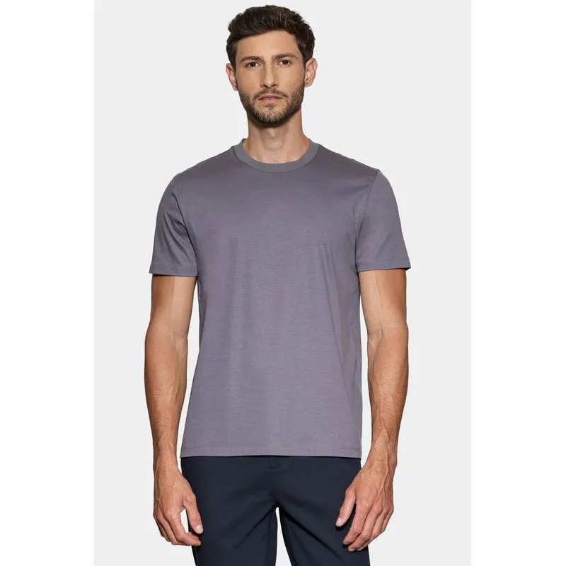 Camiseta Manga Curta Silk Blend Modal Concreto 117 - G