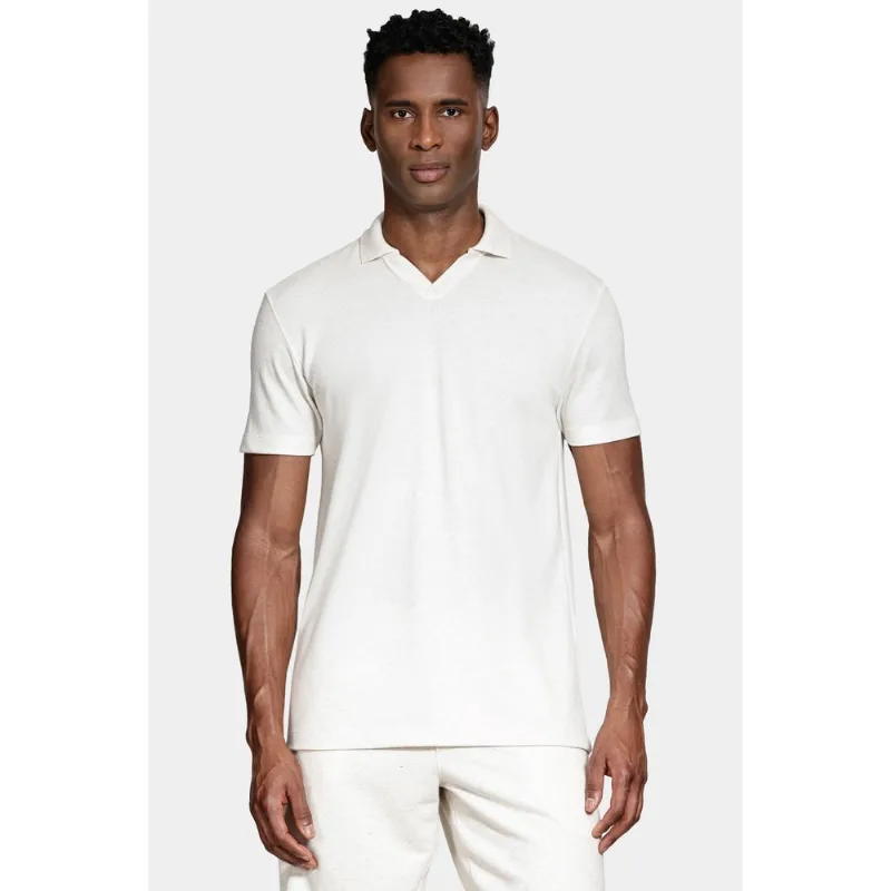 Polo Gola v Blend Linho Natural - P