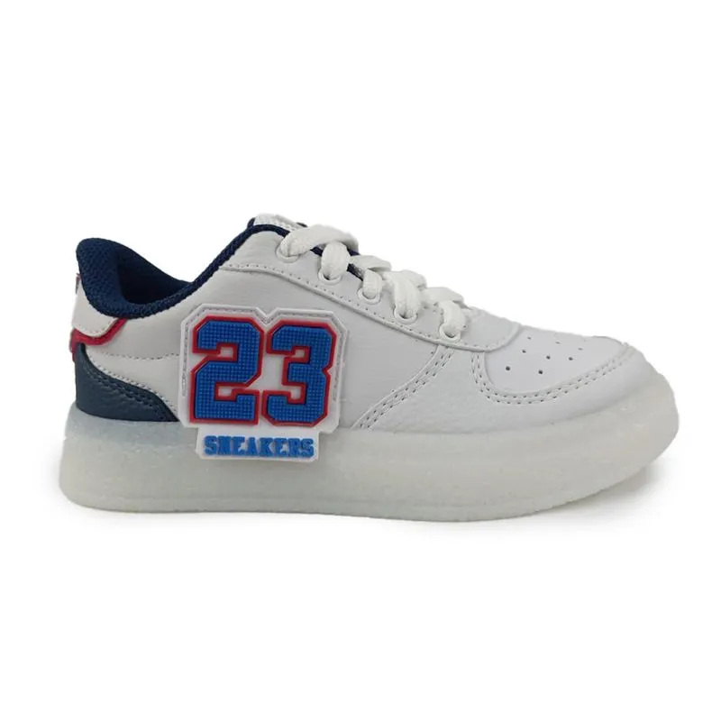 Tênis Sneakers Vissi Street Kids Leve Infantil Branco 34