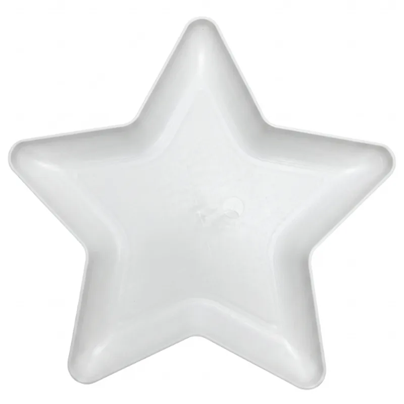 Bandeja Estrela Branca 20,5cm LSC TOYS BANDEJA ESTRELA BRANCO 7312 LSC TOYS