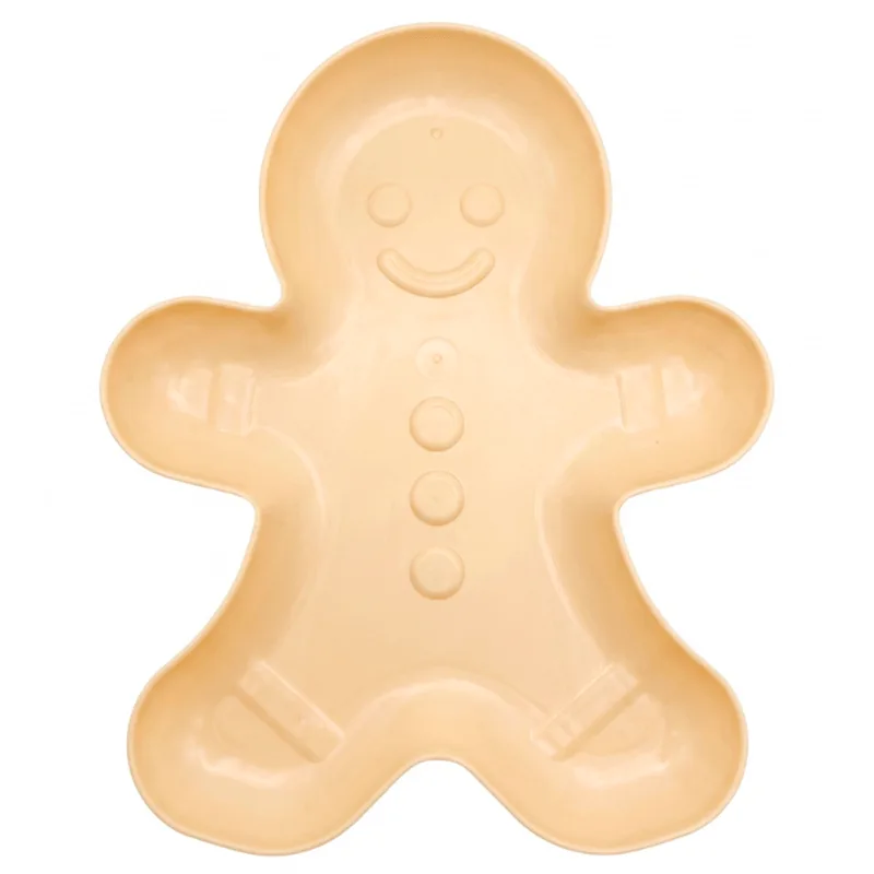Bandeja Boneco de Gingerbread Nude 21x17cm LSC TOYS BANDEJA BONECO GINGERBREAD NUDE 7323 LSC TOYS