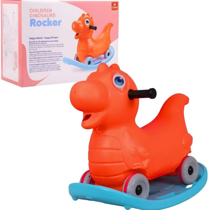 Brinquedo De Dinossauro Balanço E Andador Infantil - Castela
