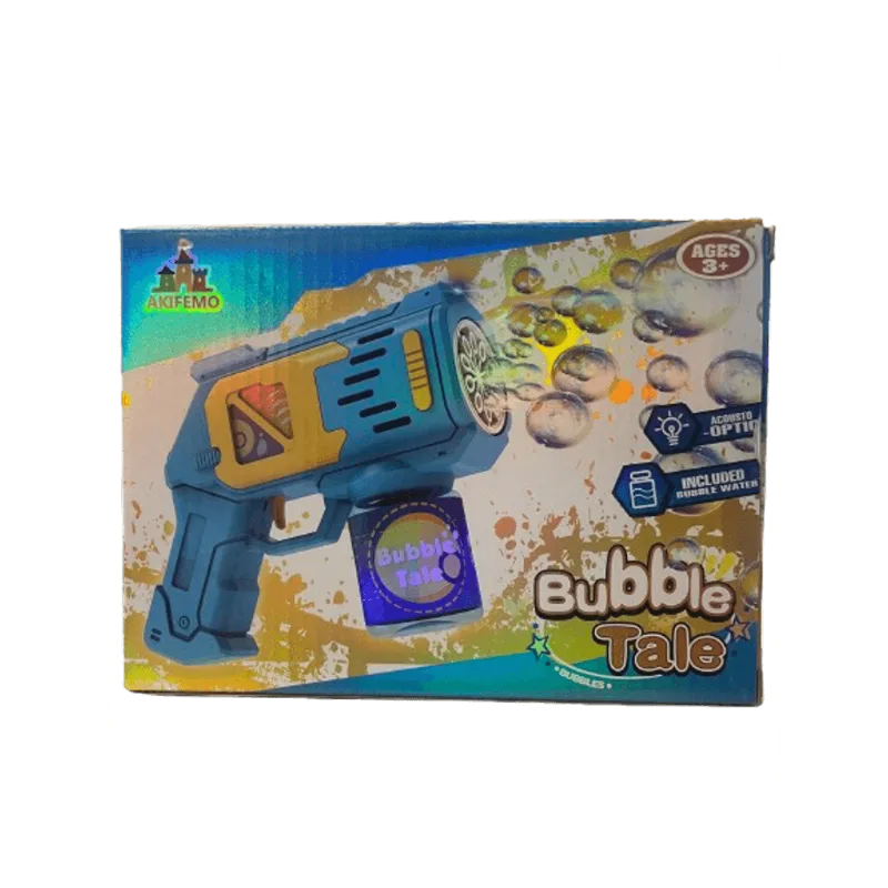 Pistola de Bolhas de Sabão - Azul - Kitstar