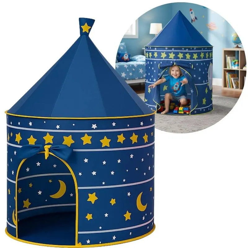 Barraca Infantil Dobrável Castelo Tenda Do Príncipe Castela