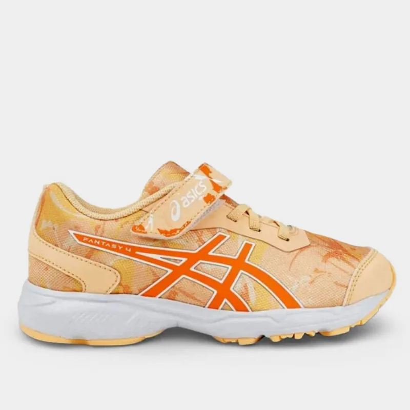 Tênis Infantil Asics Fantasy 4 Ps - Unissex - Laranja
