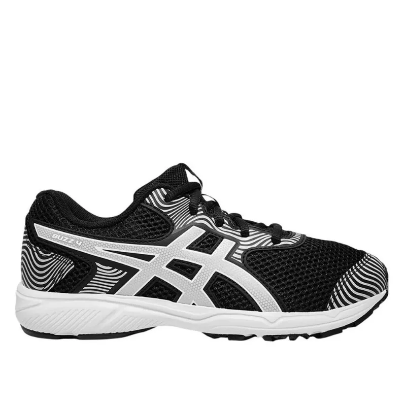Tênis Infantil Asics Buzz 4 Gs - Unissex - Cinza+Amarelo