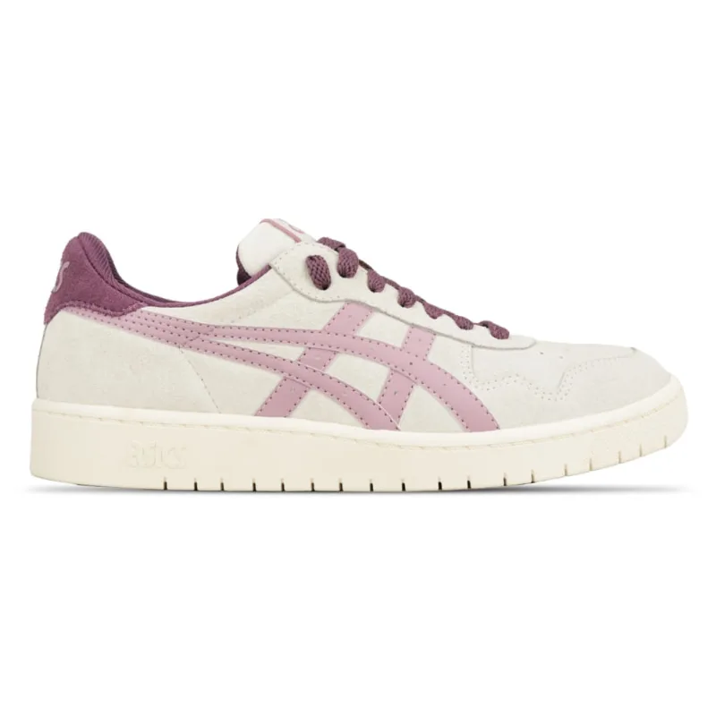 Tênis ASICS Japan S Camurca - Feminino - Bege/Roxo - tam: 37
