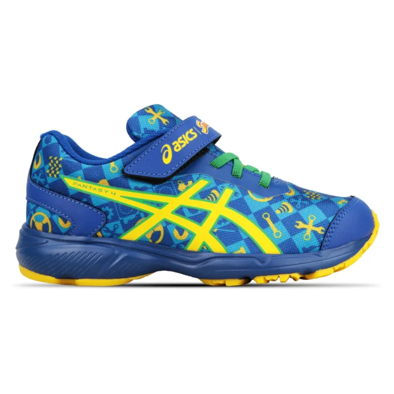 Tênis ASICS Fantasy 4 Senna - Infantil - ASICS BLUE/CILANTRO - tam: 31