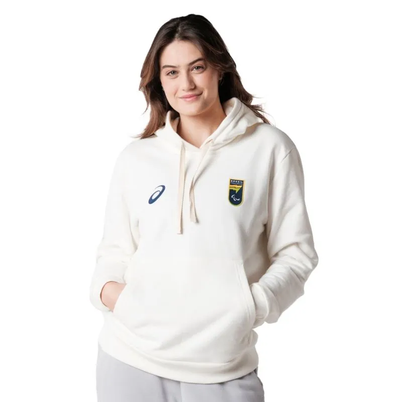 Blusa ASICS CPB Oficial Moletom - Feminino - Branco - tam: PP
