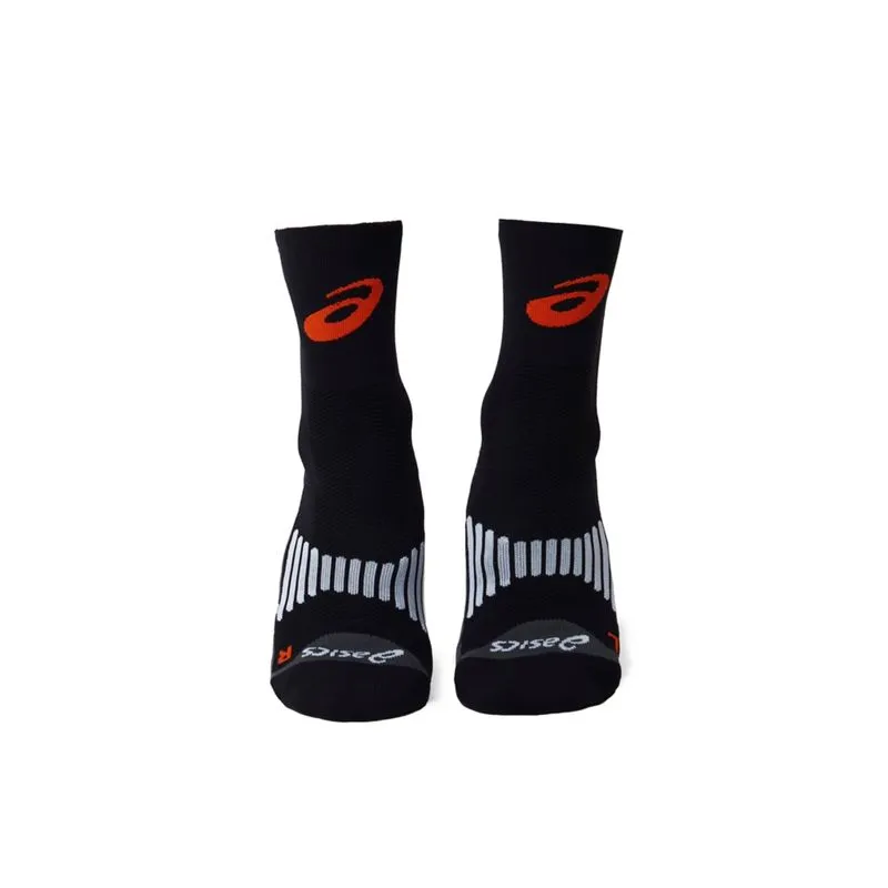 Meia Crew Senna Samurai - Unissex - Preto/Laranja - tam: 39/43