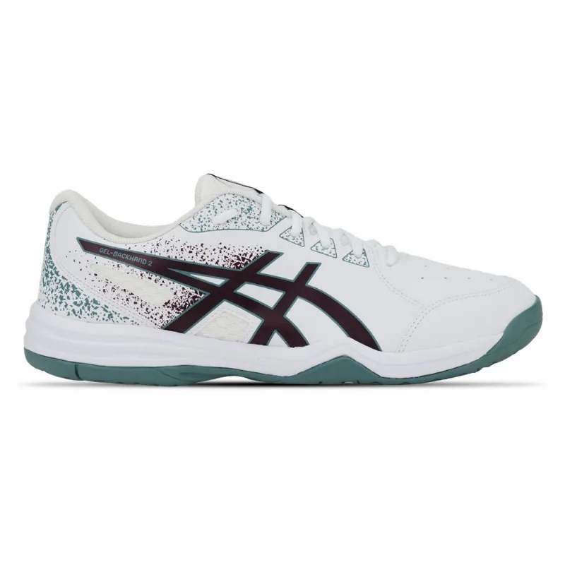 Tênis ASICS Gel-Backhand 2 - Masculino - Branco/Azul - tam: 39