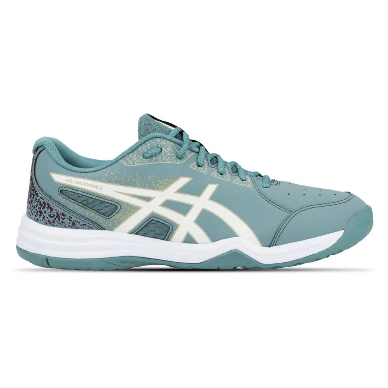 Tênis ASICS Gel-Backhand 2 - Masculino - Azul/Verde - tam: 43 - ASICS