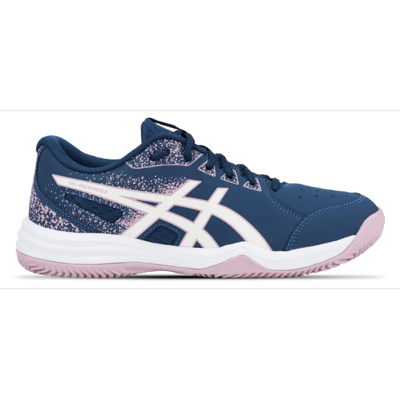 Tênis ASICS Gel-Backhand 2 Saibro - Feminino - Azul/Roxo - tam: 39 - ASICS