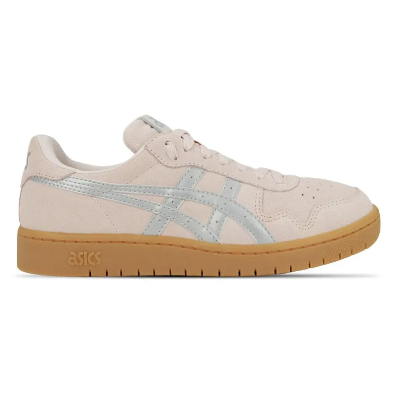 Tênis ASICS Japan S Camurca - Feminino - Rosa/Prata - tam: 36