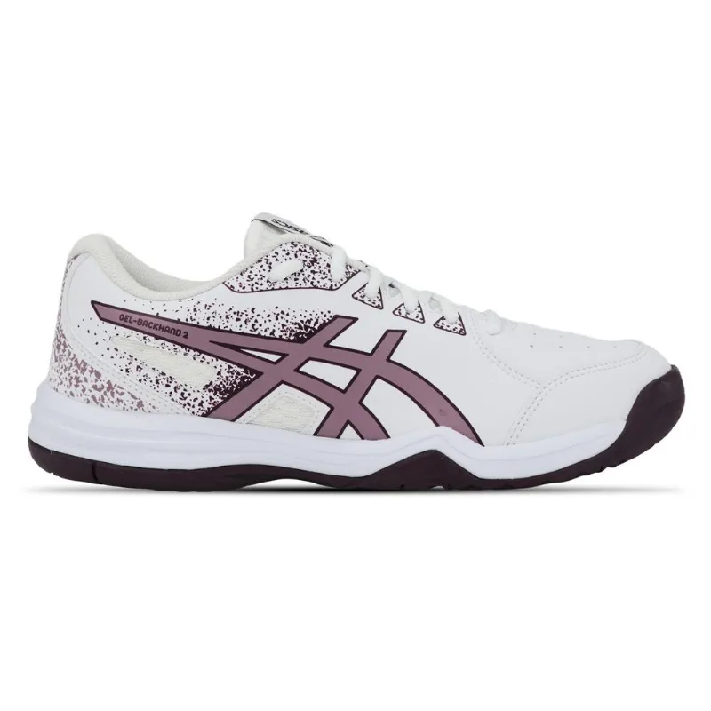 Tênis ASICS Gel-Backhand 2 - Feminino - Branco/Roxo - tam: 37 - ASICS