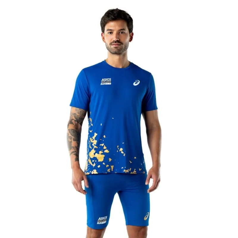 Camiseta Golden Run Performance - Azul - tam: M