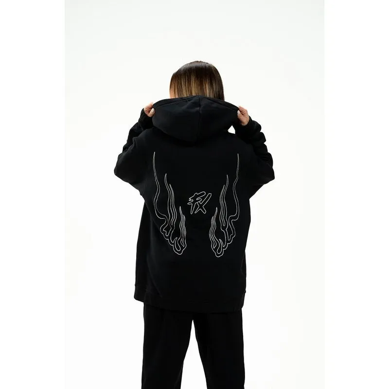 Blusa ASICS Moletom Chama Fluxo W7M - Preto - tam: M