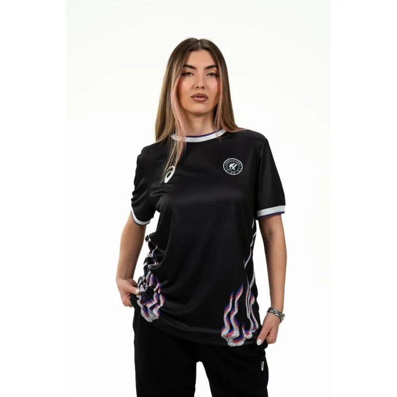 Camisa ASICS Fluxo W7M 26/27 S/ Patrocinio - Preto - tam: 3G