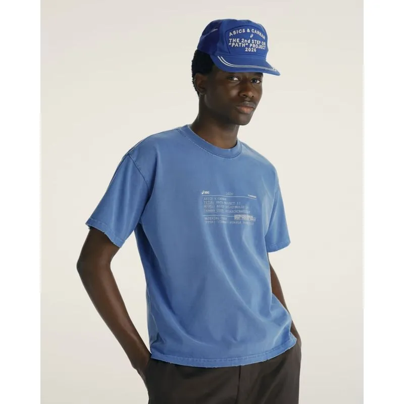 Camiseta ASICS ASICS Tech Pack Boxy X Carnan - Azul - tam: P