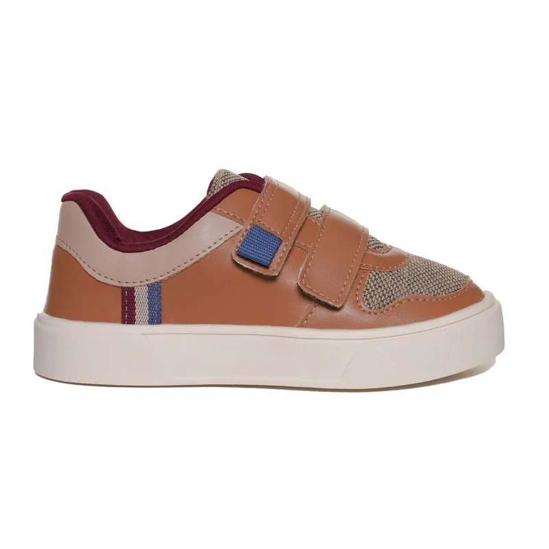 Tênis Casual Funfeet Ravi Infantil Marrom CARAMELO - 26