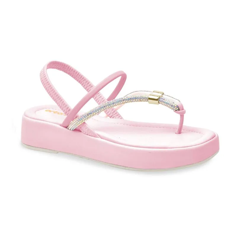 Sandália Ortofino Papete Rosa Infantil 32