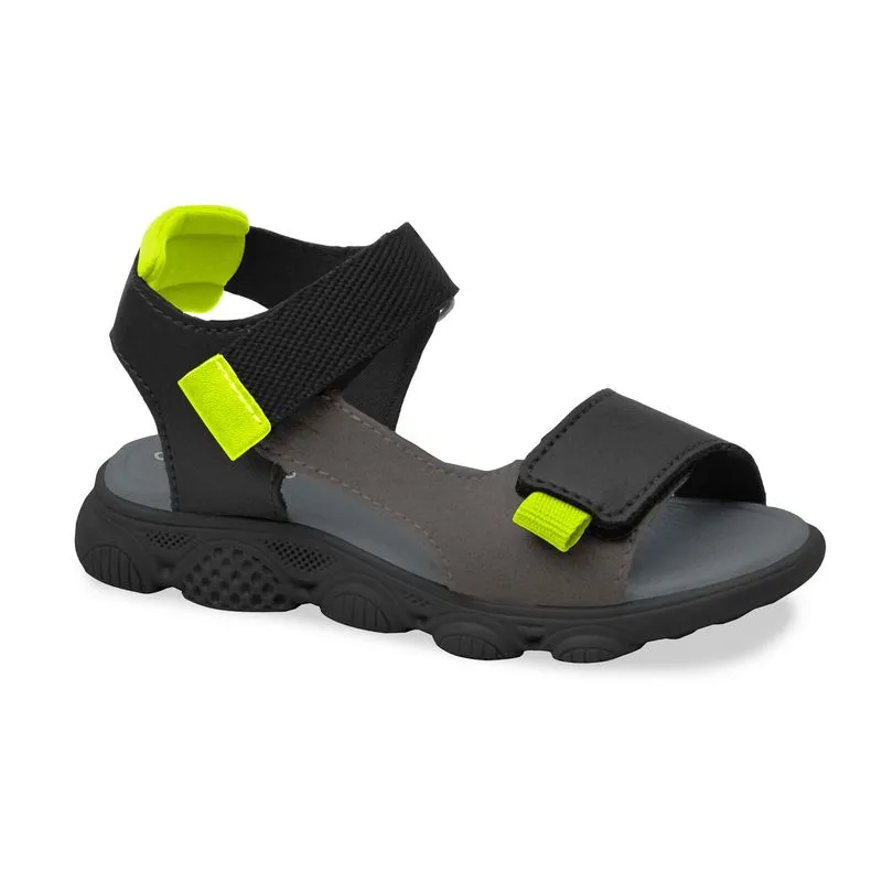 Sandália Ortofino Papete Casual Infantil Preto 25