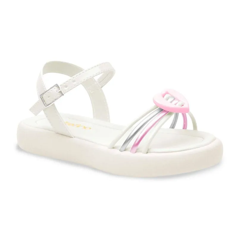 Sandália Ortofino Casual Off White Infantil 22