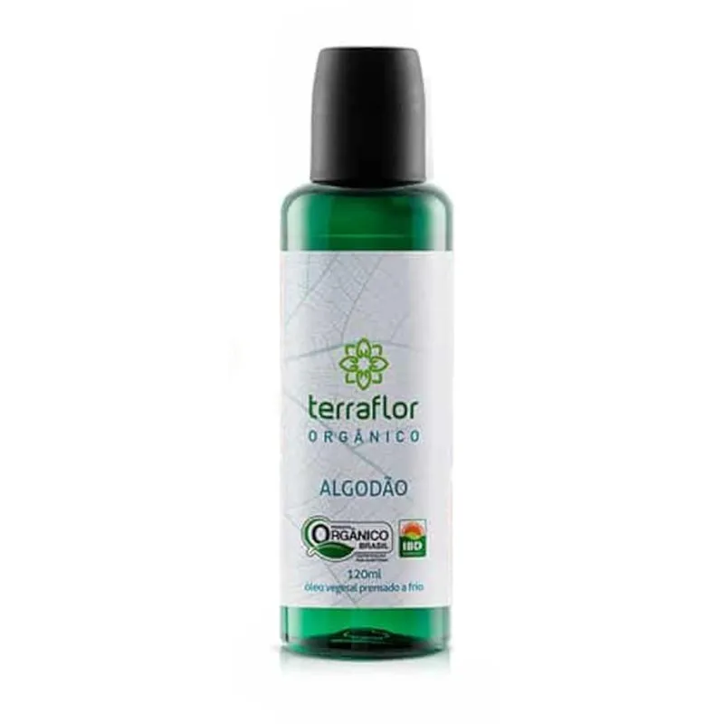 Óleo Vegetal Orgânico De Algodão Terra Flor 120ml