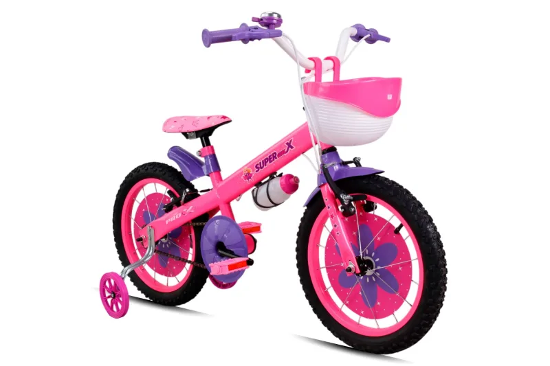 BICICICLETA INFANTIL ARO 16 PROX SUPER X RODINHA E CESTINHA