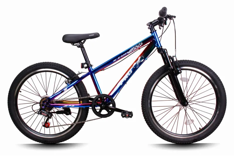 BICICLETA MTB ARO 24 PRO-X X-FUN - CAMALEAO 7 MARCHAS
