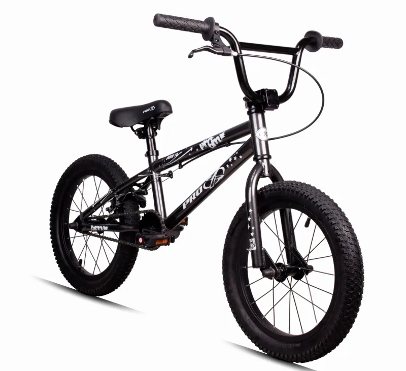 Bicicleta Bmx Aro 16 Pro-x Mod Serie 16 Freestyle Pneu Balão Preto